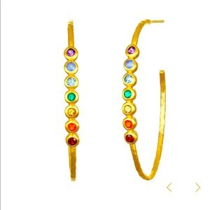 Chakra ✨ Gold Gem Earrings